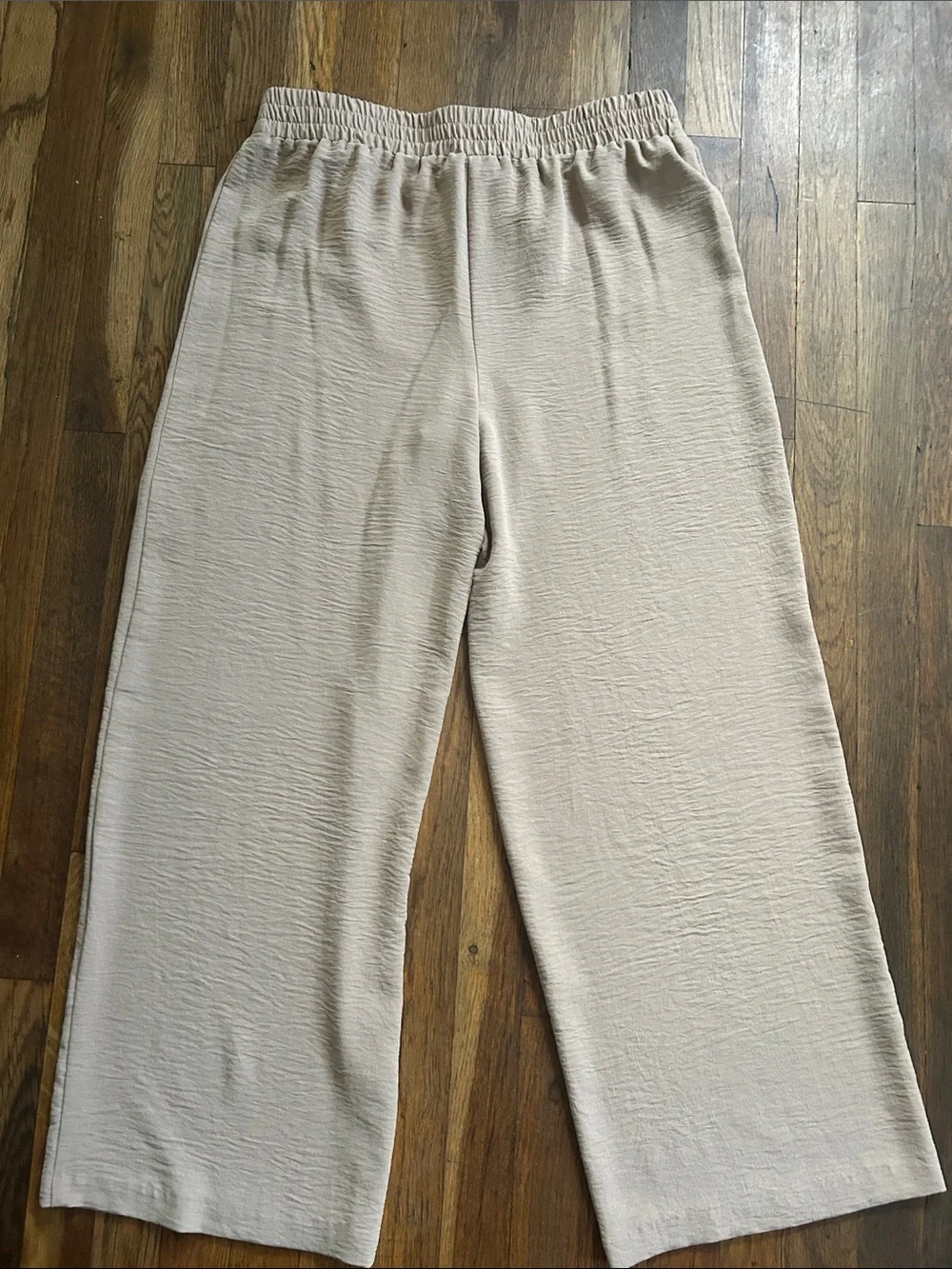 NYCC Neutral Tan Elastic Waist Pants